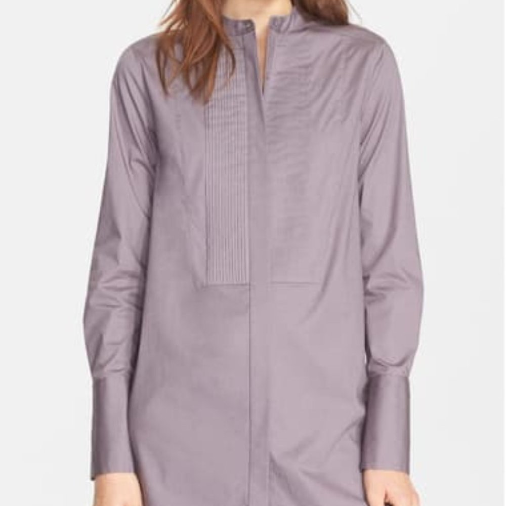 NWOT Vince Tuxedo Pintuck Tunic